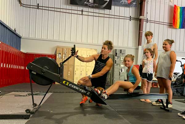 Rowing In CrossFit Kids